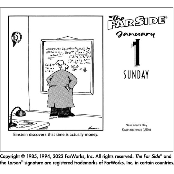 The Far Side® 2023 Off-The-Wall Calendar by Gary Larson Desk Calendar - Picture 2 of 3
